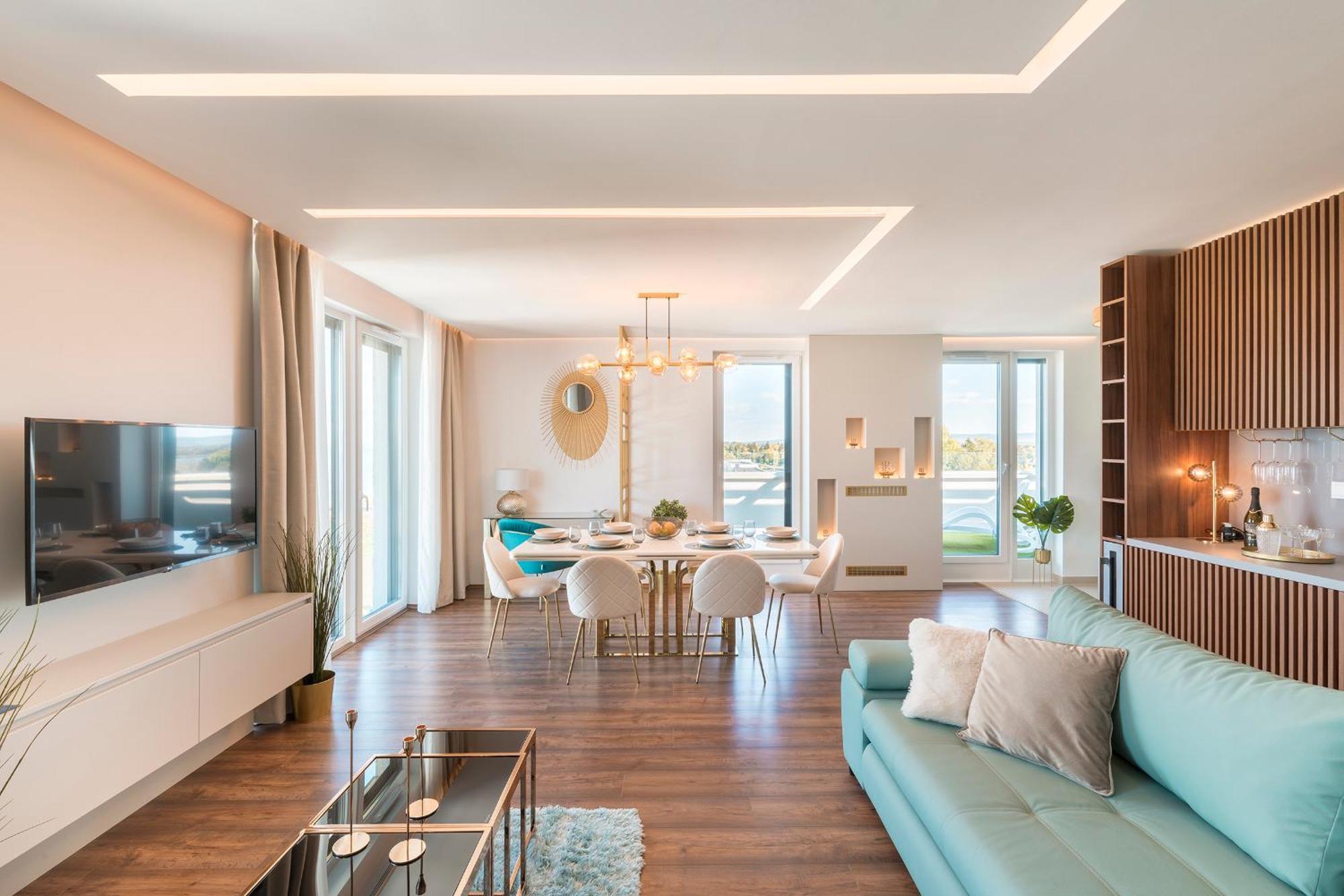 Sunset Resort - Lakeside Apartment Fonyod Ngoại thất bức ảnh